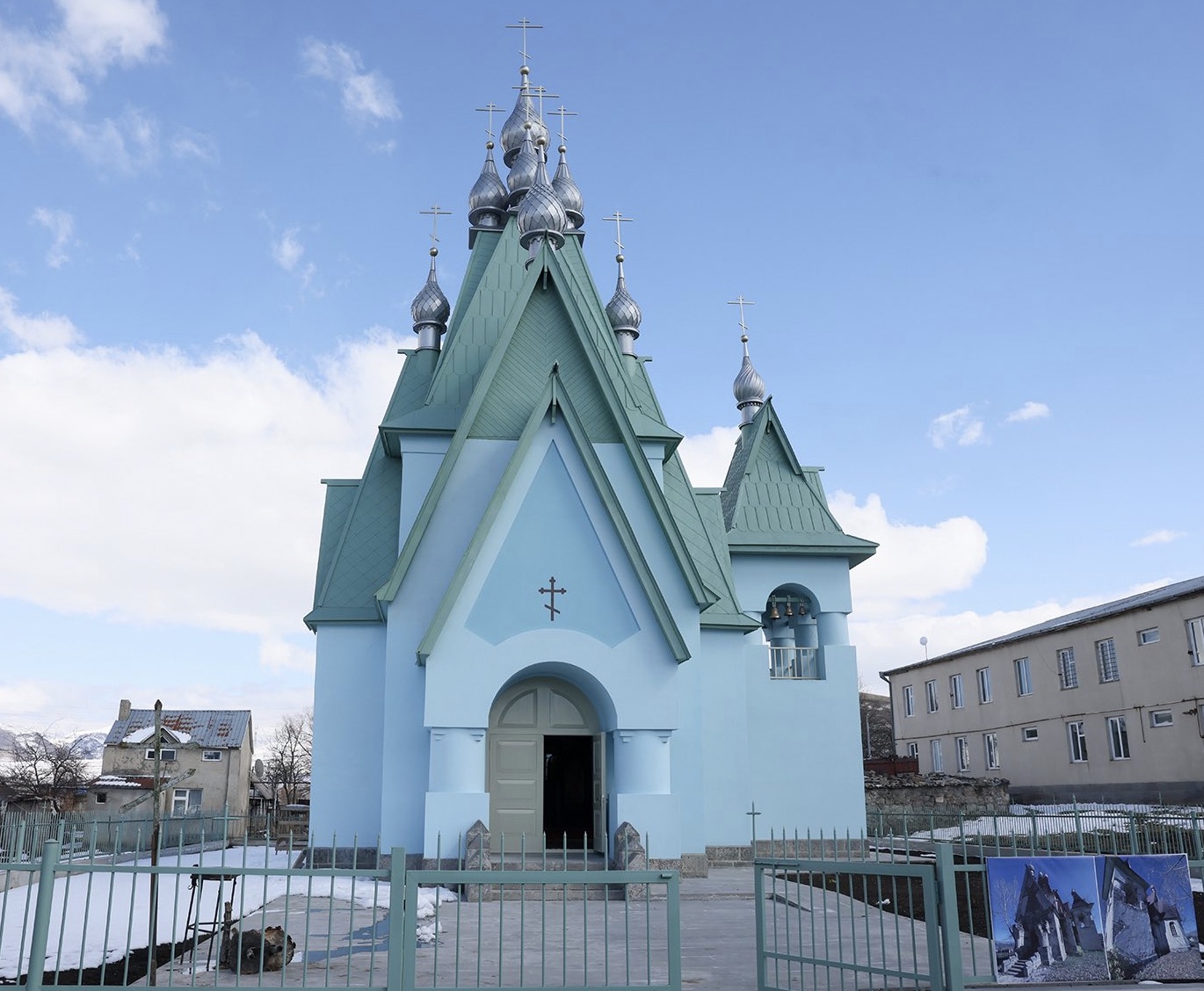 Restauration de l’église russe orthodoxe d’Amrakits 3 Amrakits restaure