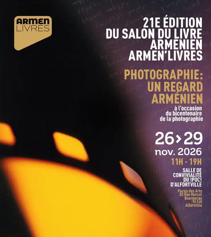 21e édition d’Armen'Livres à Alfortville du 26 au 29 novembre 2 Armen livre.jpg