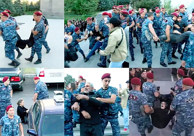 Զինուորներու ընտանիքներ-բողոքի ցոյց-1
